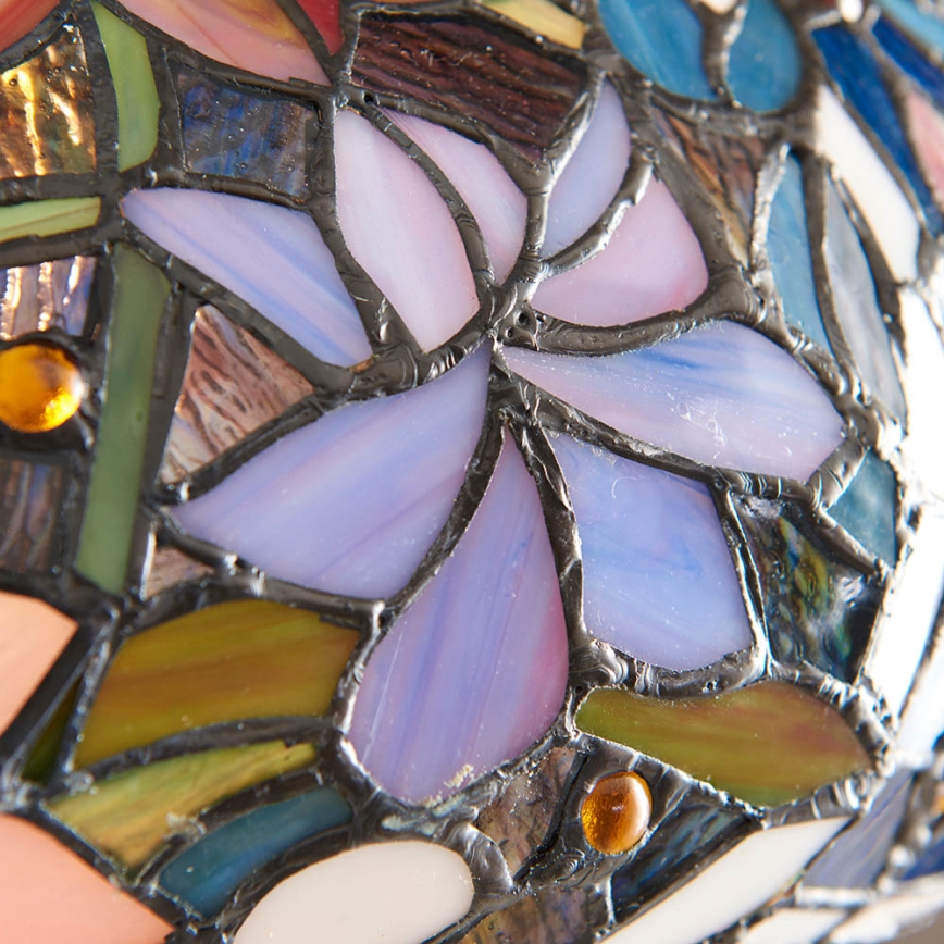 Endon 64323 - Grīdas lampa Tiffany SULLIVAN 2xE27/60W/230V Ø 56 cm