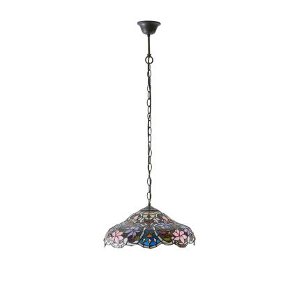 Endon 64325 - Pakaramā lustra uz ķēdes SULLIVAN 1xE27/60W/230V pr. 40 cm