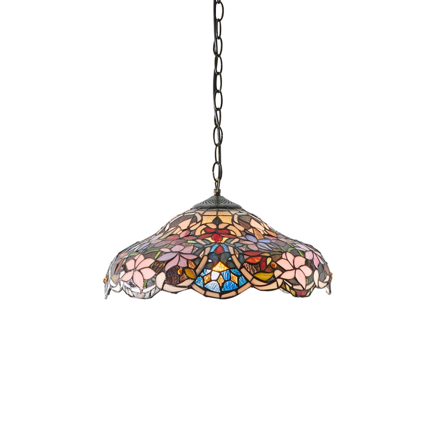 Endon 64325 - Pakaramā lustra uz ķēdes SULLIVAN 1xE27/60W/230V pr. 40 cm