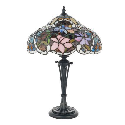 Endon 64327 - Galda lampa SULLIVAN 2xE14/40W/230V d. 30 cm
