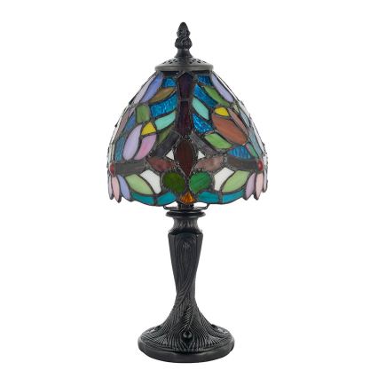 Endon 64331 - Tiffany stila galda lampa SYLVETTE 1xE14/40W/230V Ø 15 cm