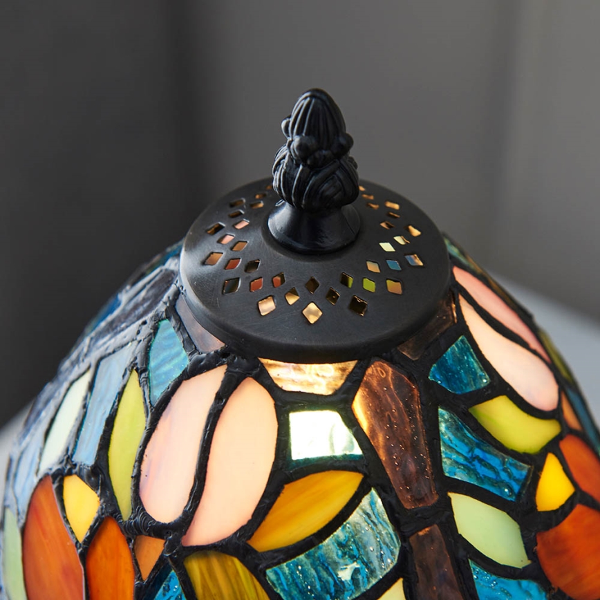 Endon 64331 - Tiffany stila galda lampa SYLVETTE 1xE14/40W/230V Ø 15 cm