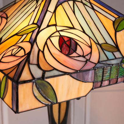 Endon 64383 - Grīdas lampa WILLIOW 2xE27/60W/230V Ø 42,5 cm