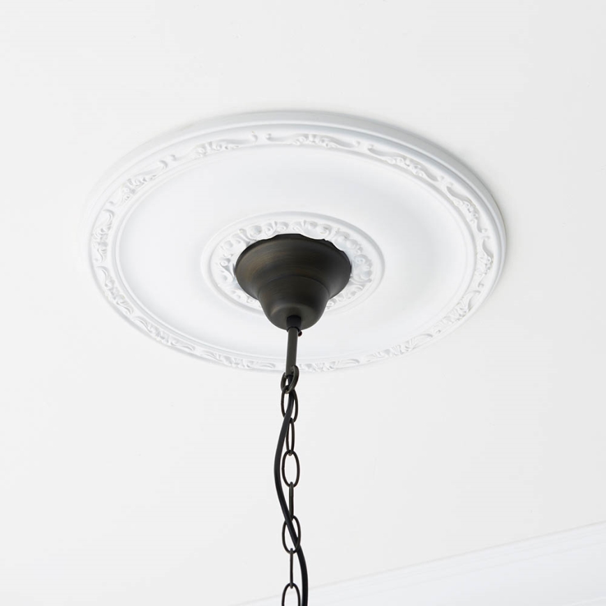 Endon 64385 - Lustra uz ķēdes Tiffany WILLOW 1x E27/60W/230V Ø 35 cm