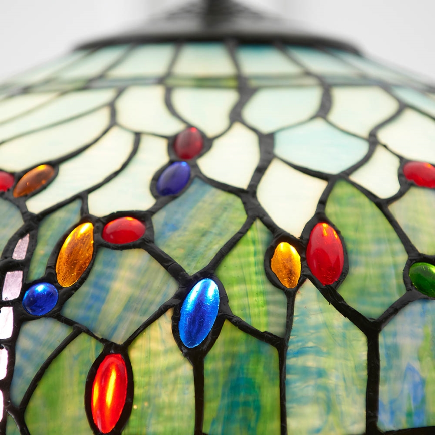 Endon 66148 - Lustra uz ķēdes Tiffany DRAGONFLY 3xE27/60W/230V Ø 50 cm