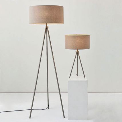 Endon 66986 - Galda lampa TRI 1xE27/40W/230V misiņš/bēšs