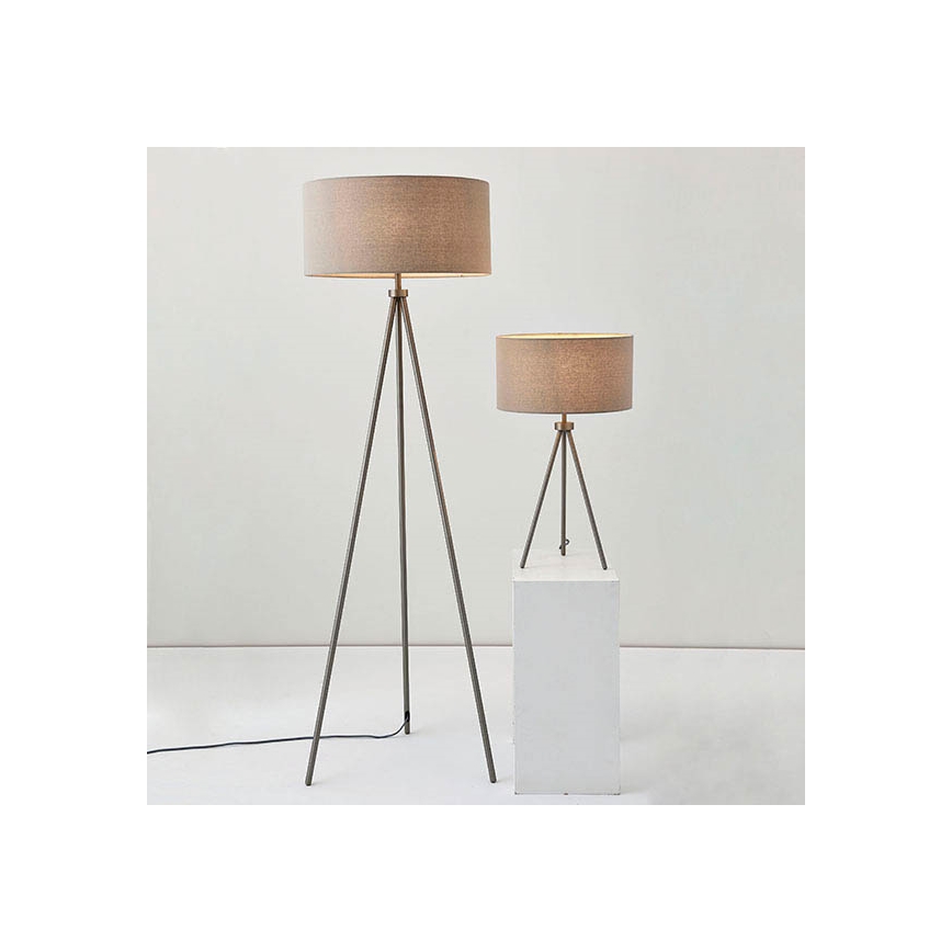 Endon 66987 - Grīdas lampa TRI 1xE27/60W/230V bēša