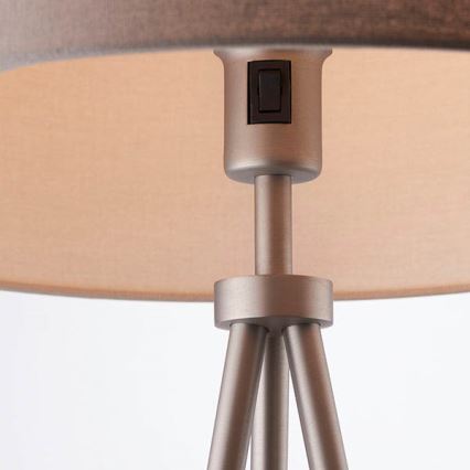 Endon 66987 - Grīdas lampa TRI 1xE27/60W/230V bēša