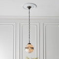 Endon 67044 - Lustra ar ķēdi Tiffany FARGO 1xE14/40W/230V Ø 25,5 cm