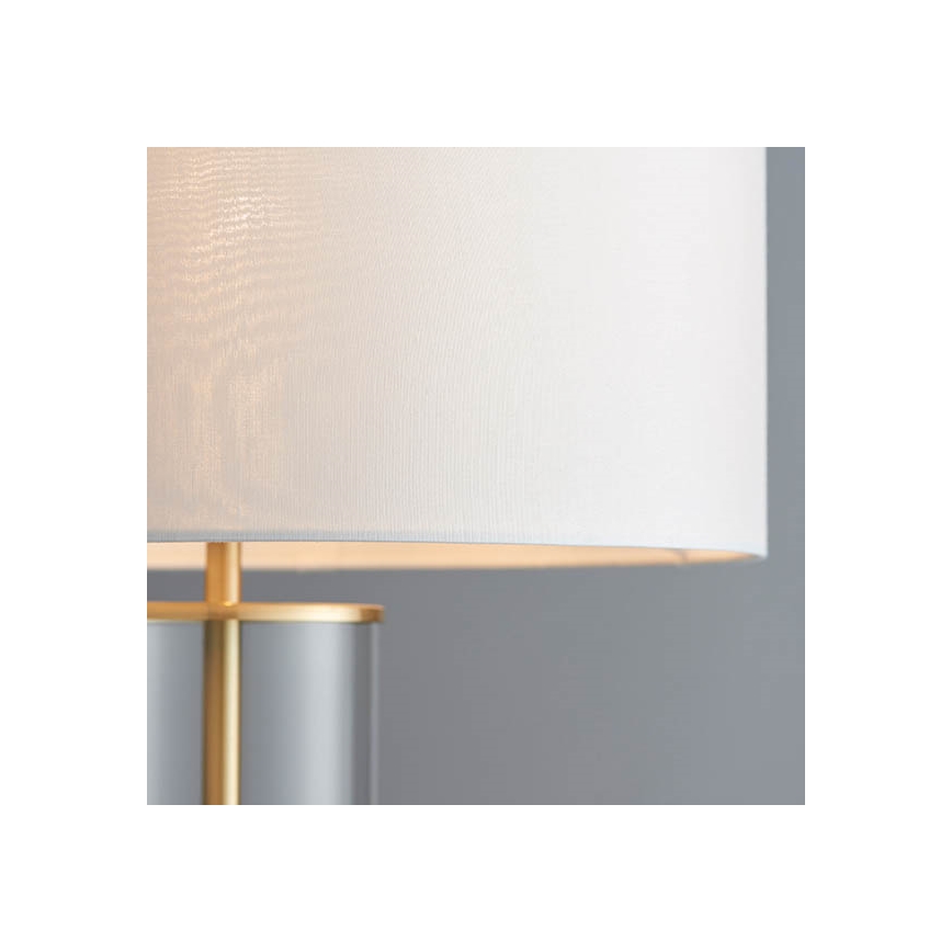 Endon 68802 - Aptumšojama galda lampa LESSINA ar skārienjutīgu vadību 1xE27/10W/230V zelta/balta