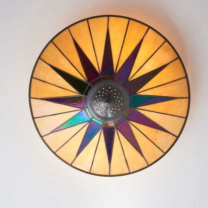 Endon 70240 - Griestu lampa DARK STAR 2xE27/40W/230V d. 49 cm