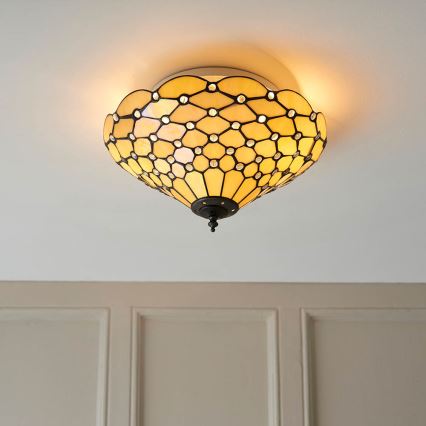 Endon 70242 - Griestu lampa PEARL 2xE27/60W/230V d. 37 cm