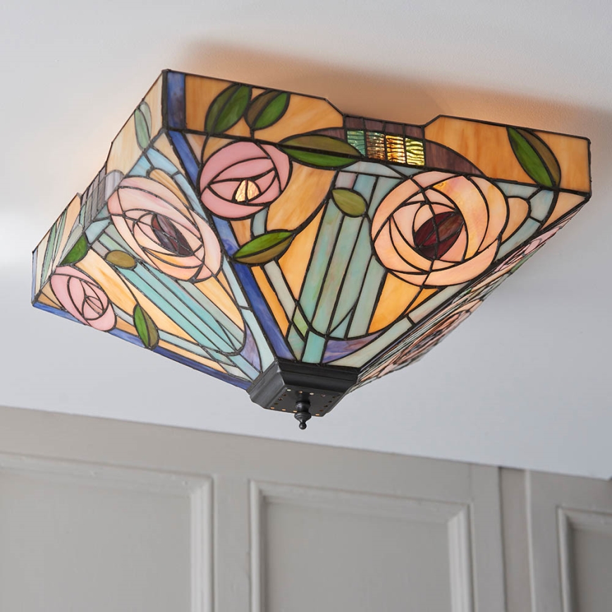 Endon 70698 - Griestu lampa WILLOW 2xE27/60W/230V