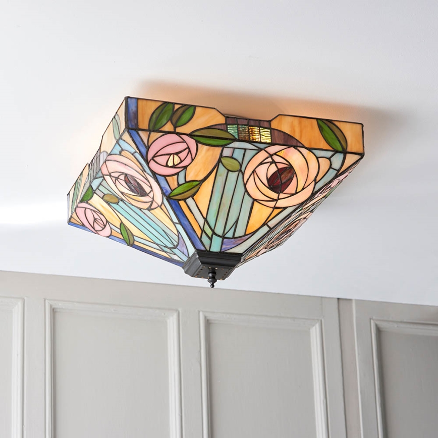 Endon 70698 - Griestu lampa WILLOW 2xE27/60W/230V