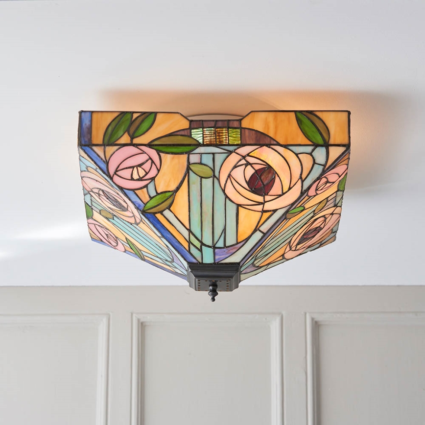 Endon 70698 - Griestu lampa WILLOW 2xE27/60W/230V