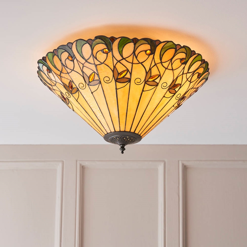 Endon 70706 - Griestu lampa JAMELIA 2xE27/60W/230V d. 50 cm