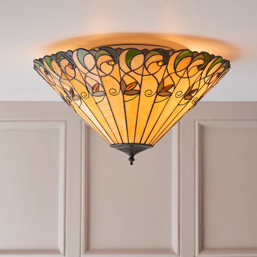 Endon 70706 - Griestu lampa JAMELIA 2xE27/60W/230V d. 50 cm