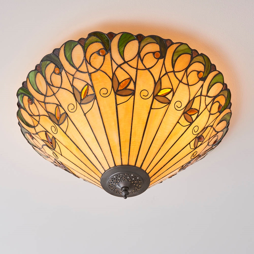 Endon 70706 - Griestu lampa JAMELIA 2xE27/60W/230V d. 50 cm