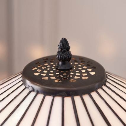 Endon 70935 - Galda lampa Tiffany FARGO 2xE27/60W/230V Ø 41,5 cm