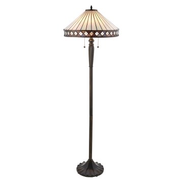 Endon 70936 - Grīdas lampa FARGO 2xE27/60W/230V Ø 50 cm