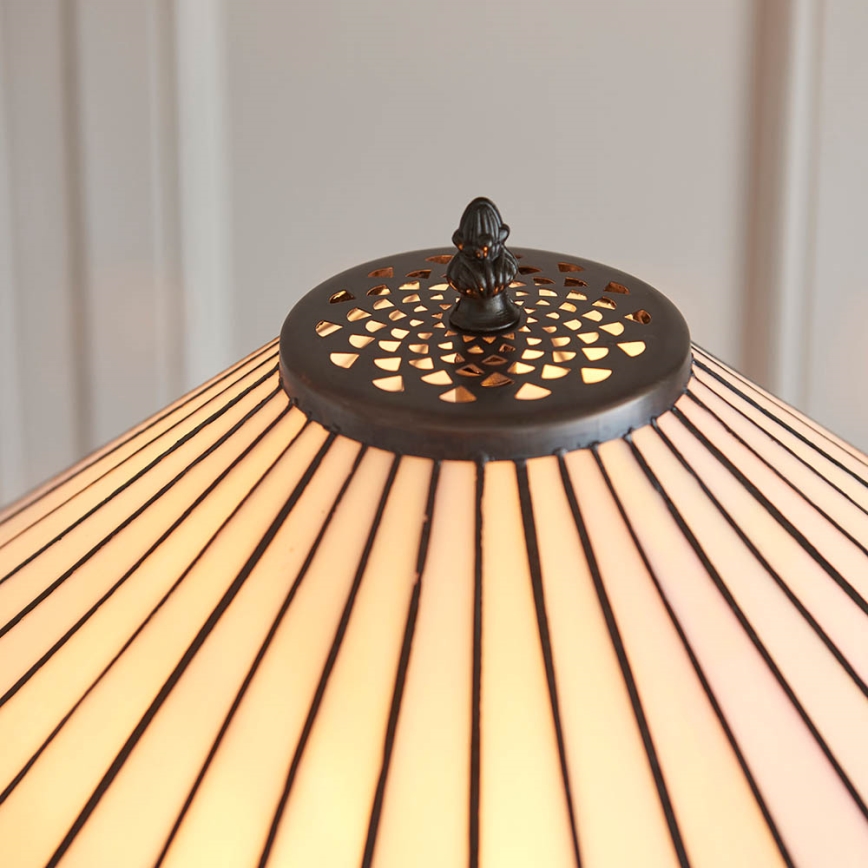 Endon 70936 - Grīdas lampa FARGO 2xE27/60W/230V Ø 50 cm
