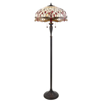 Endon 70940 - Stāvlampa DRAGONFLY 2xE27/60W/230V Ø 50 cm