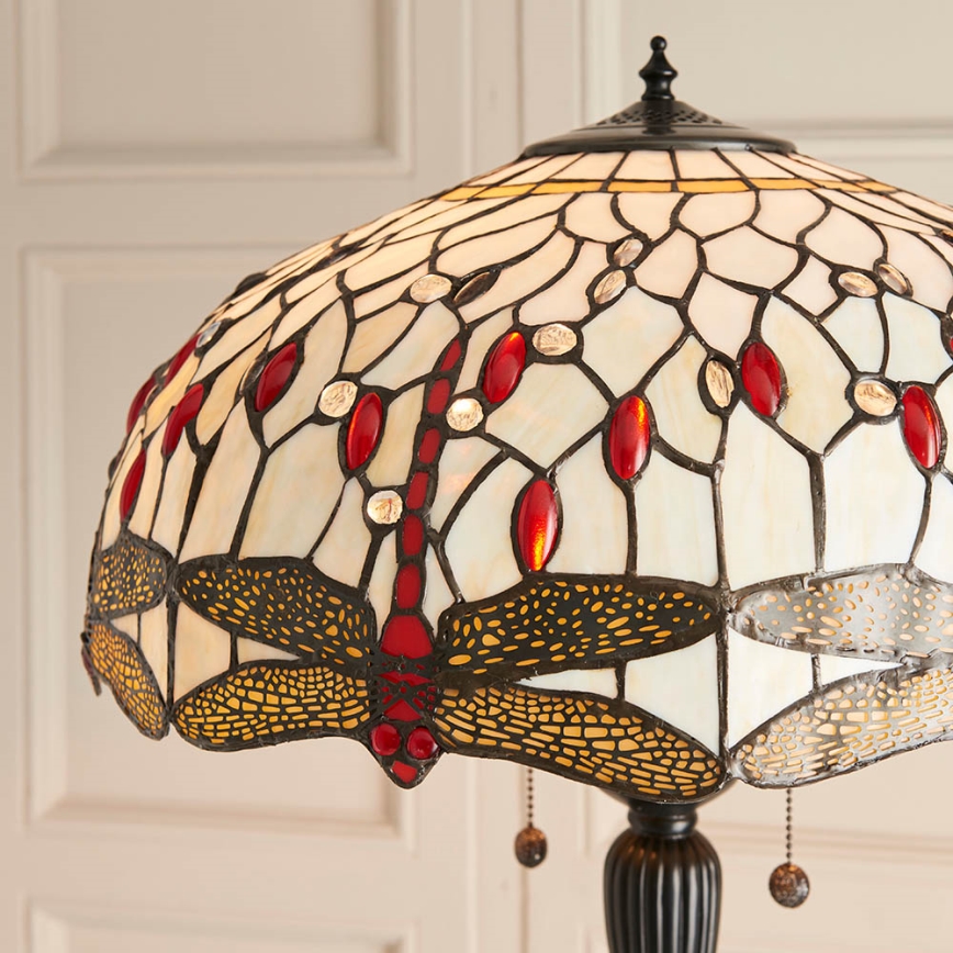 Endon 70940 - Stāvlampa DRAGONFLY 2xE27/60W/230V Ø 50 cm