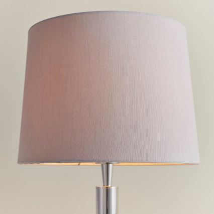Endon 72175 - Galda lampa ar USB portu SYON 1xE14/40W/230V spīdīgi hromēta/bežāra