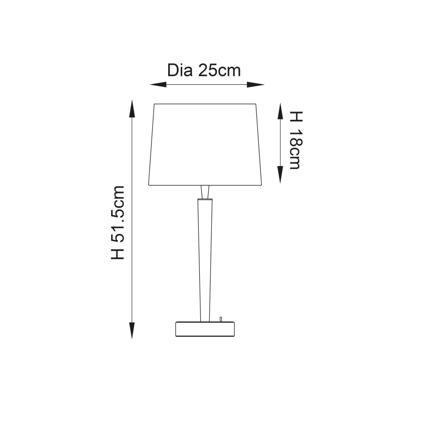Endon 72175 - Galda lampa ar USB portu SYON 1xE14/40W/230V spīdīgi hromēta/bežāra