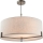 Endon 72635 - Lustra ar stieni HAYFIELD 3xE27/40W/230V matēts hroms/pelēka