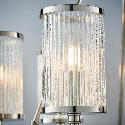 Endon 74128 - Lustra ar ķēdi EASTON 6xE14/6W/230V spīdīgi hromēts
