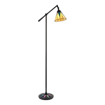 Endon 74355 - Grīdas lampa DARK STAR 1xE14/40W/230V