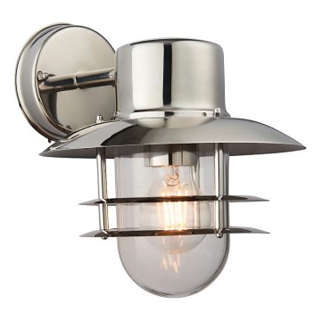 Endon 74703 - Āra sienas gaismeklis JENSON 1xE27/40W/230V IP44 spīdīgs hroms
