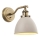 Endon 76330 - Sienas starmetis FRANKLIN 1xE14/40W/230V misiņš/taupe