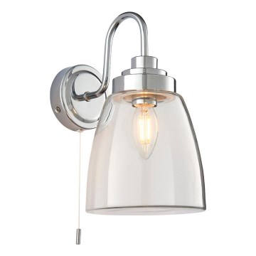 Endon 77088 - Vannas istabas sienas gaismeklis ASHBURY 1xE14/4W/230V IP44 spīdīgs hroms