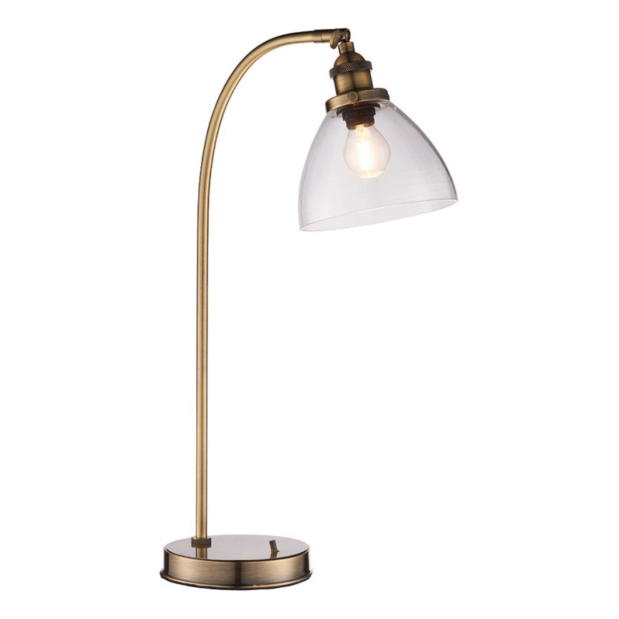 Endon 77859 - Galda lampa HANSEN 1xE14/40W/230V misiņš