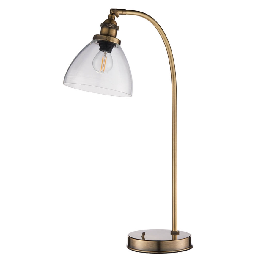 Endon 77859 - Galda lampa HANSEN 1xE14/40W/230V misiņš