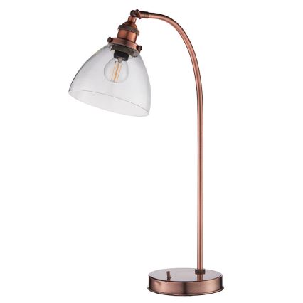Endon 77861 - Galda lampa HANSEN 1xE27/40W/230V varš