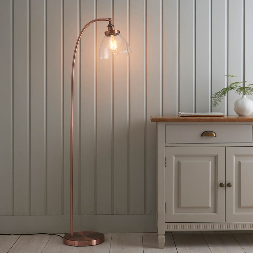 Endon 77862 - Grīdas stāvlampa HANSEN 1xE27/40W/230V varš