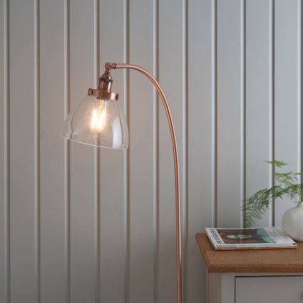 Endon 77862 - Grīdas stāvlampa HANSEN 1xE27/40W/230V varš