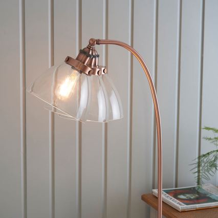 Endon 77862 - Grīdas stāvlampa HANSEN 1xE27/40W/230V varš