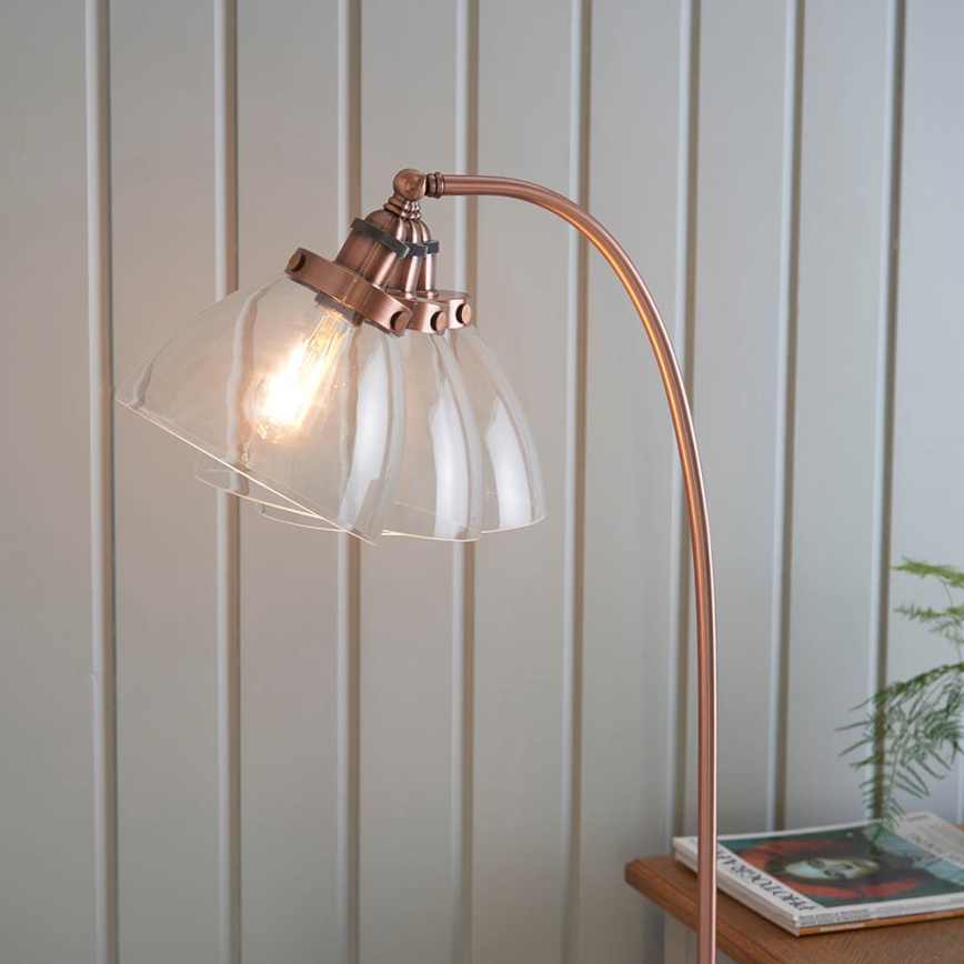 Endon 77862 - Grīdas stāvlampa HANSEN 1xE27/40W/230V varš