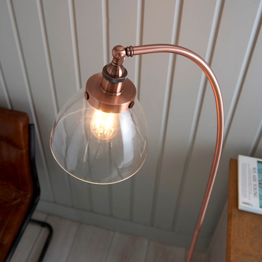 Endon 77862 - Grīdas stāvlampa HANSEN 1xE27/40W/230V varš