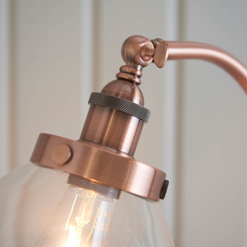 Endon 77862 - Grīdas stāvlampa HANSEN 1xE27/40W/230V varš