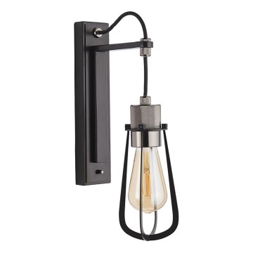 Endon 80950 - Sienas lampa URBAN 1xE27/6W/230V melna