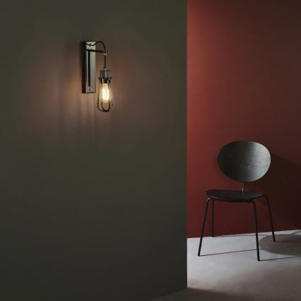 Endon 80950 - Sienas lampa URBAN 1xE27/6W/230V melna