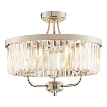 Endon 90264 - CHESTERFIELD virsmas griestu lampa, 3x E14/6W/230V, spīdīgs hroms