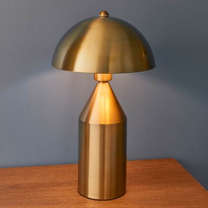 Endon 90522 - Galda lampa NOVA 1xE27/60W/230V misiņš