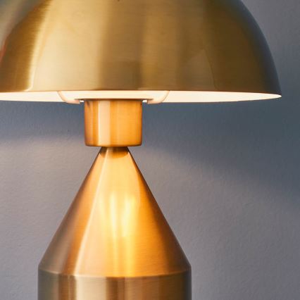 Endon 90522 - Galda lampa NOVA 1xE27/60W/230V misiņš