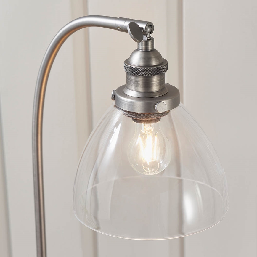 Endon 91740 - Galda lampa HANSEN 1xE14/40W/230V matēts hroms